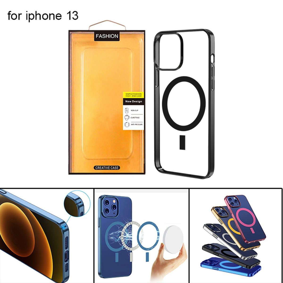 Mobile Phone Case Anti-Fall Scratch Resistant Clear