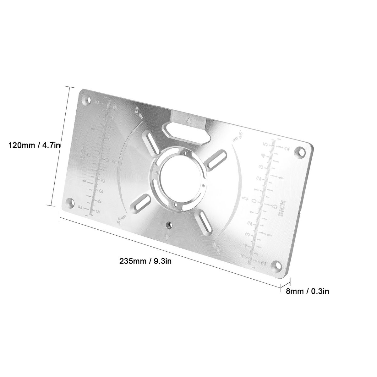 Router Table Insert Plate Aluminum Trimming Machine