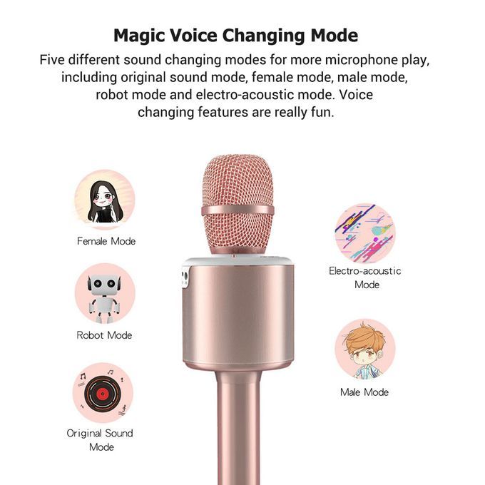 Professional N6 Wireless BT Karaoke Microphone With Dancing
