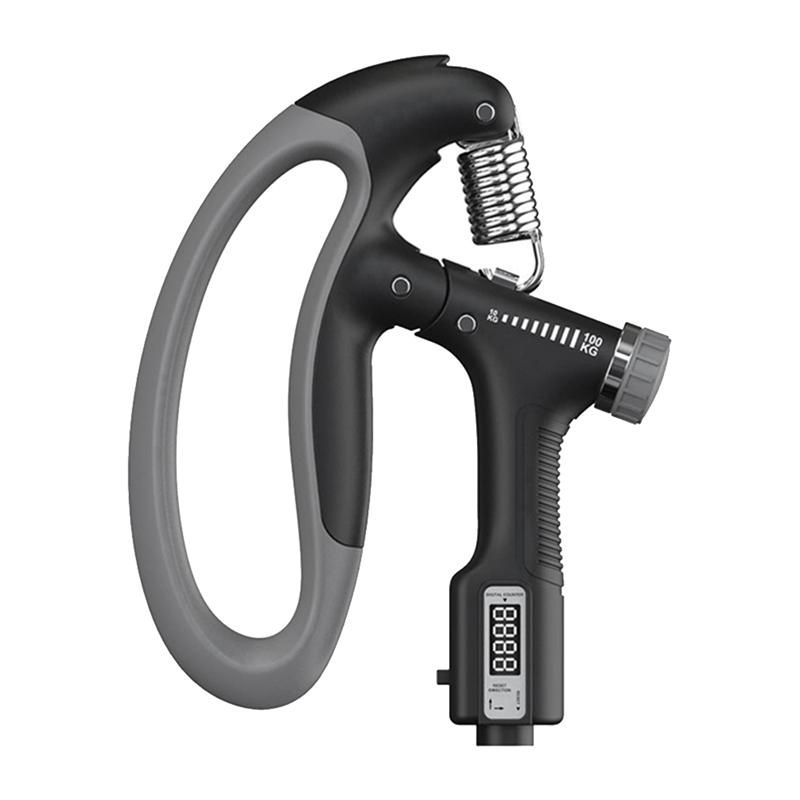 Hand Dynamometer Grip Hand Manipulated By the Hand and Prevent Stiffness Hand Grip Counter-Black