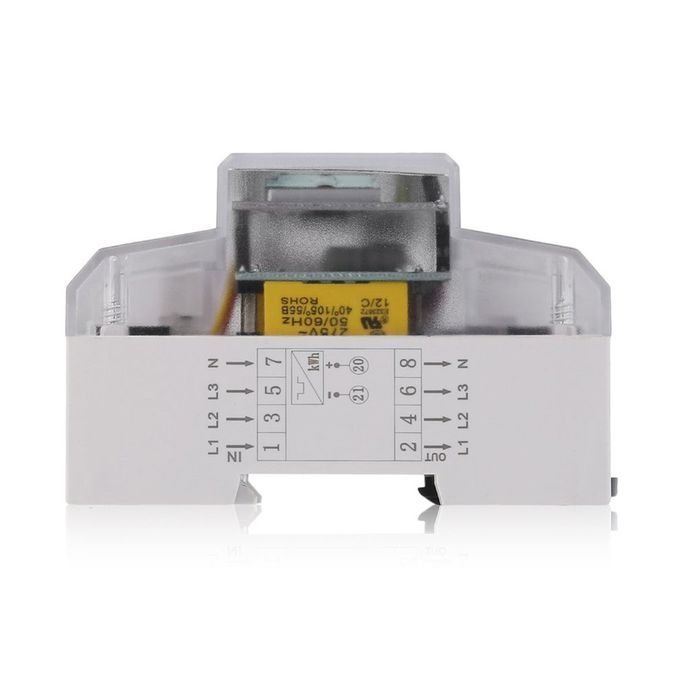 XTM024 5(80)A 3x230/400V Rail Ele Tri Ity Three-Phase Four Wire Energy Meter-transparent