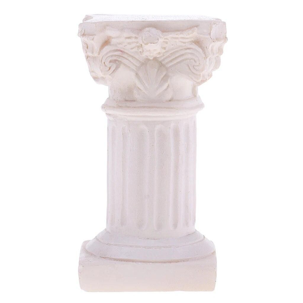 Resin Roman Column Pillar Model Miniature For Garden Diorama Yard Accessory