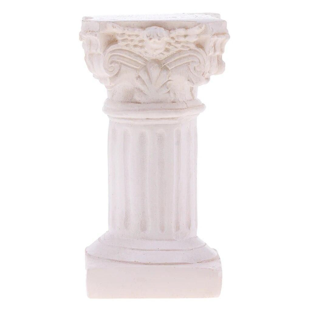 Resin Roman Column Pillar Model Miniature For Garden Diorama Yard Accessory