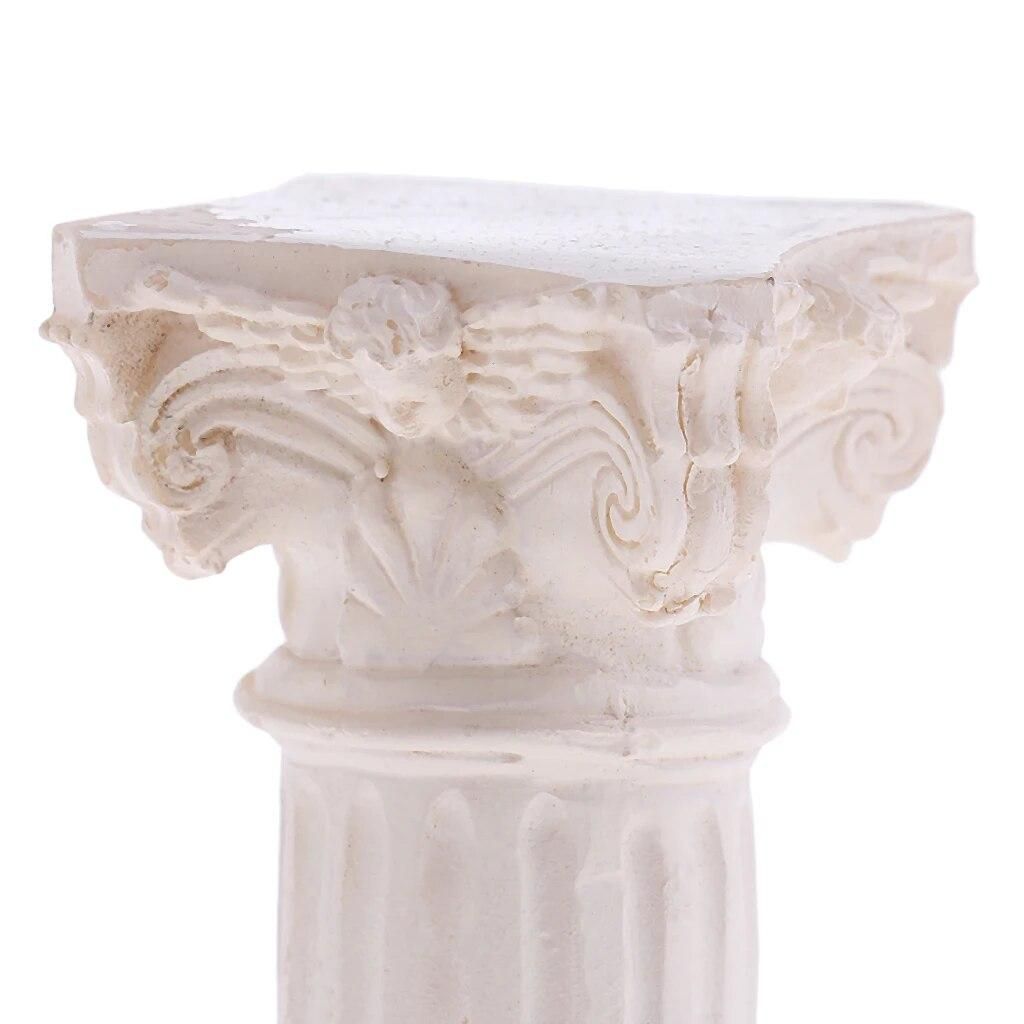 Resin Roman Column Pillar Model Miniature For Garden Diorama Yard Accessory