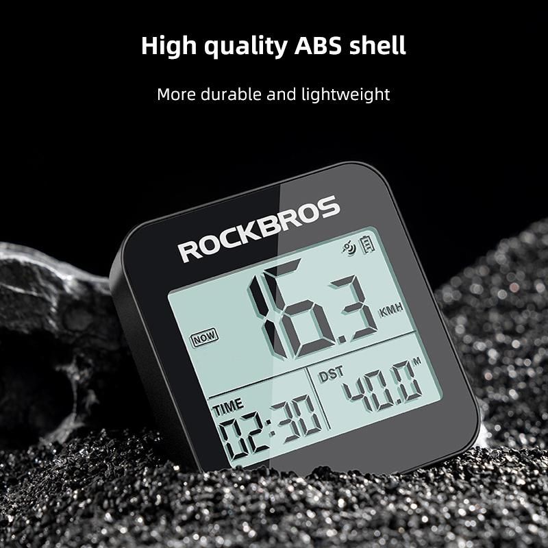 ROCKBROS Smart Bicycle Computer with Gps Speedometer USB Charge Wireless Bike Computer Ultralight Mtb Road Bicycle Accessories