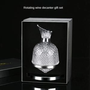 Creative Rotary Decanter For St. Louis Home Wine With The Same Gyroscopic Dispenser, Glass Decanter