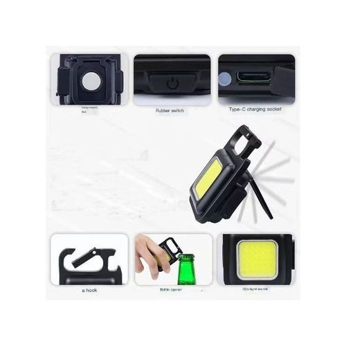Portable Multifunctional Home Mini Flashlight Keychain
