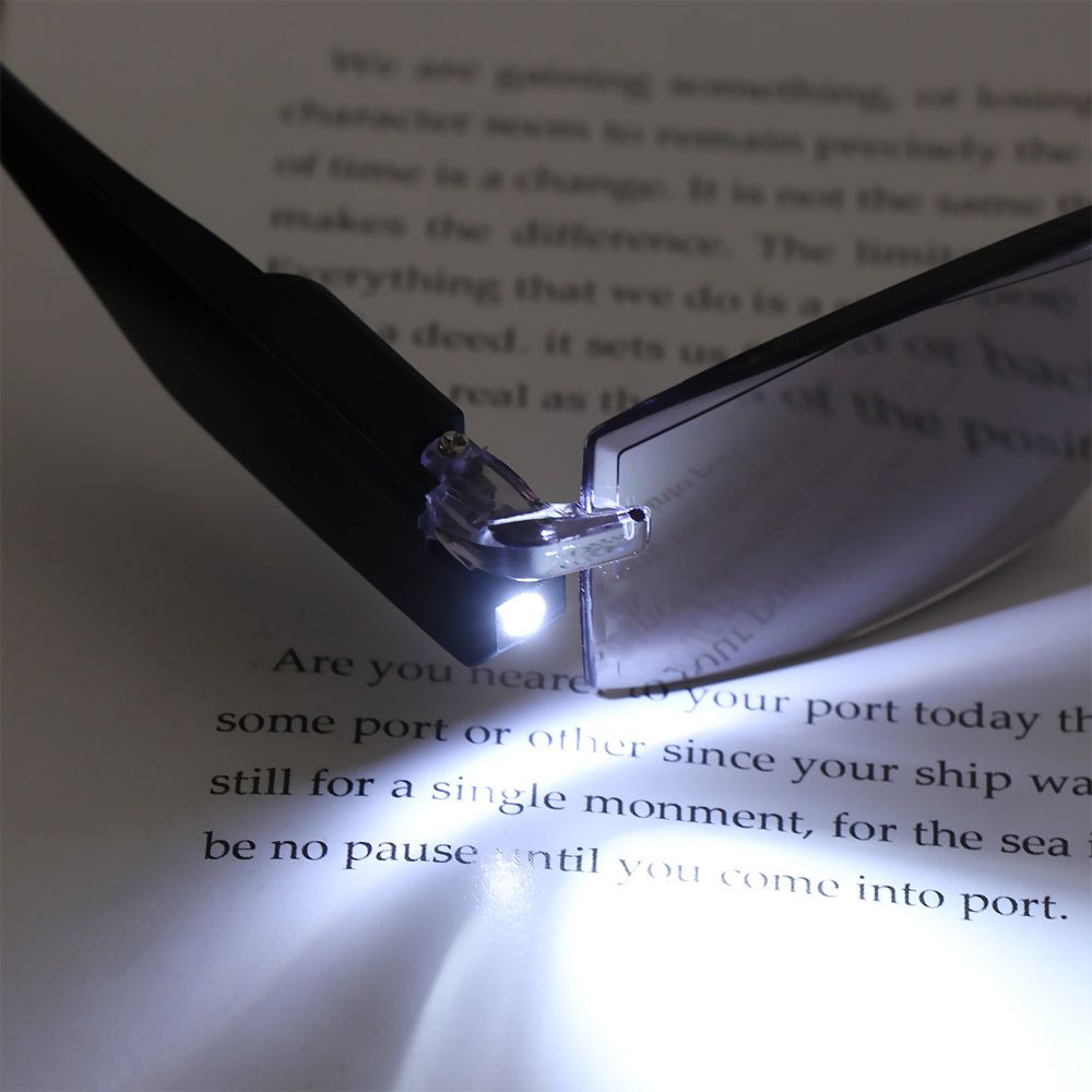 Progressive Multifocal Anti Blue Light Reading Glasses LED Light Glasses