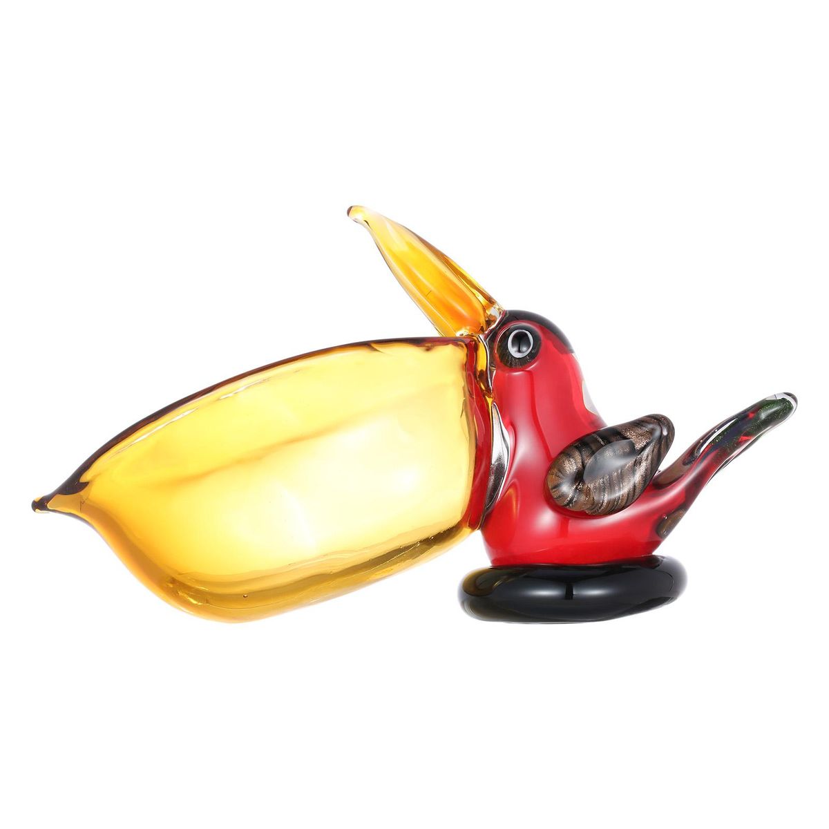 Tomfeel Bird Statue with Big Open Mouth Animal Storage Bowl Candy Dish Fruit Bowl Snack Keychain Holder Living Room Bedroom Kitchen Desktop Decor