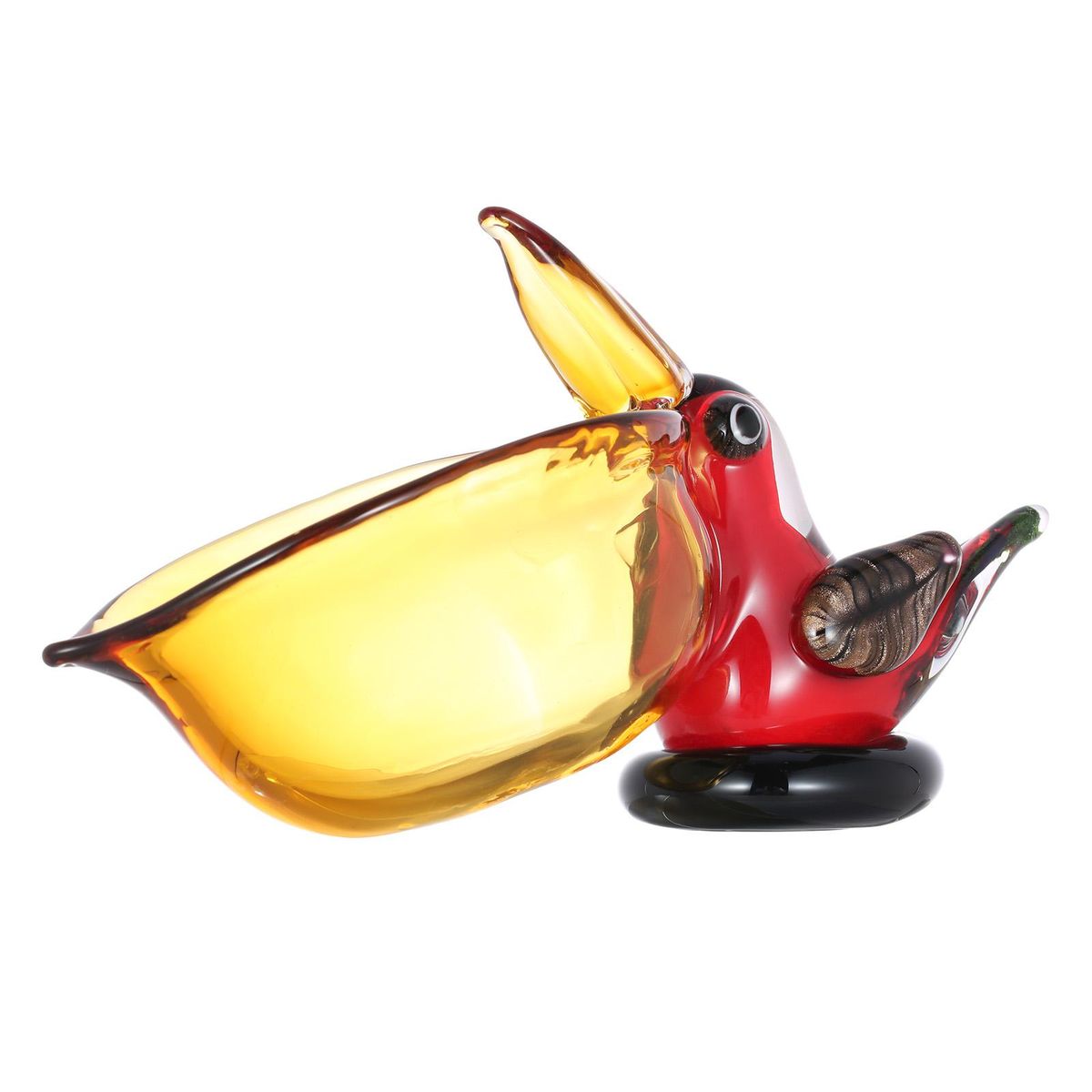 Tomfeel Bird Statue with Big Open Mouth Animal Storage Bowl Candy Dish Fruit Bowl Snack Keychain Holder Living Room Bedroom Kitchen Desktop Decor
