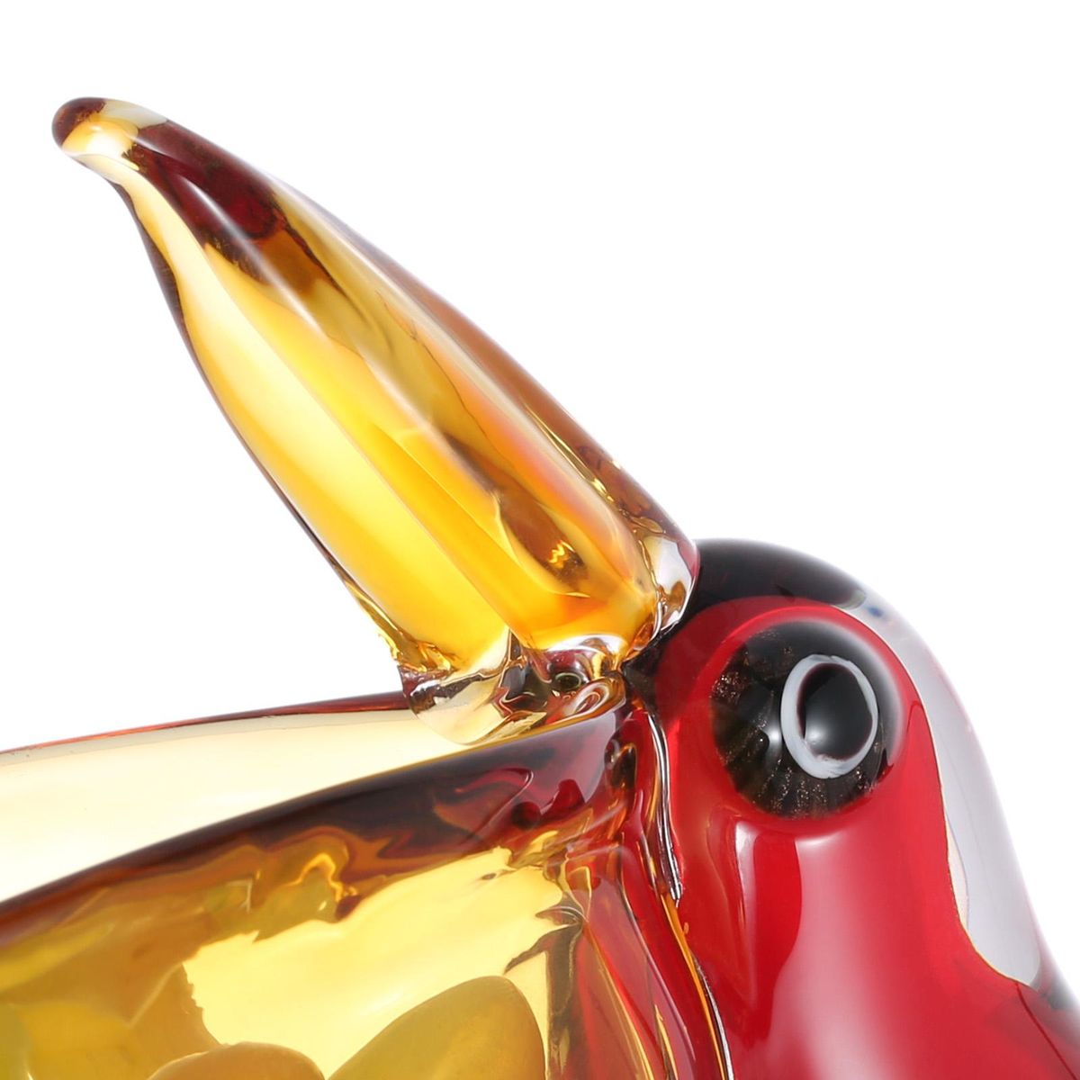 Tomfeel Bird Statue with Big Open Mouth Animal Storage Bowl Candy Dish Fruit Bowl Snack Keychain Holder Living Room Bedroom Kitchen Desktop Decor