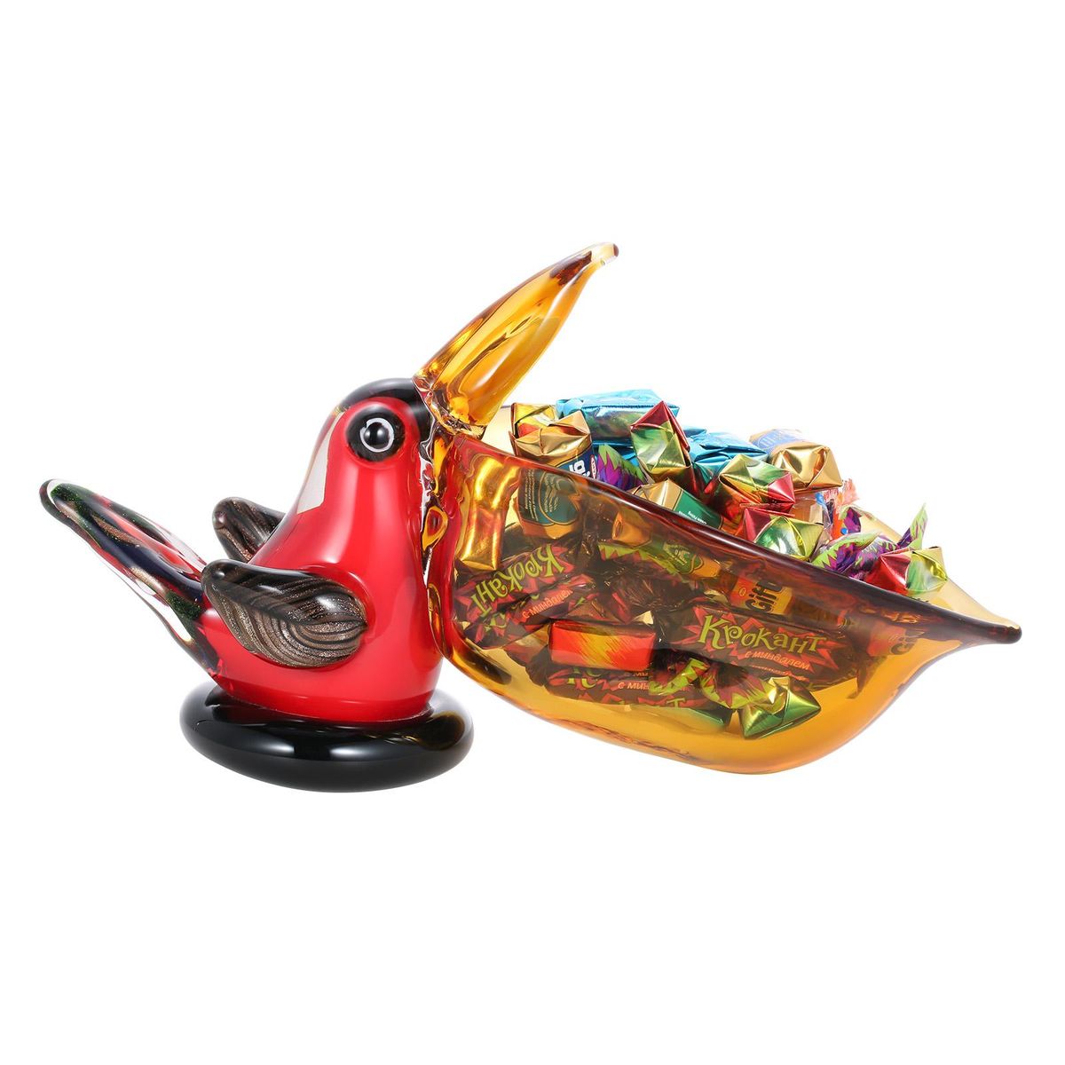 Tomfeel Bird Statue with Big Open Mouth Animal Storage Bowl Candy Dish Fruit Bowl Snack Keychain Holder Living Room Bedroom Kitchen Desktop Decor