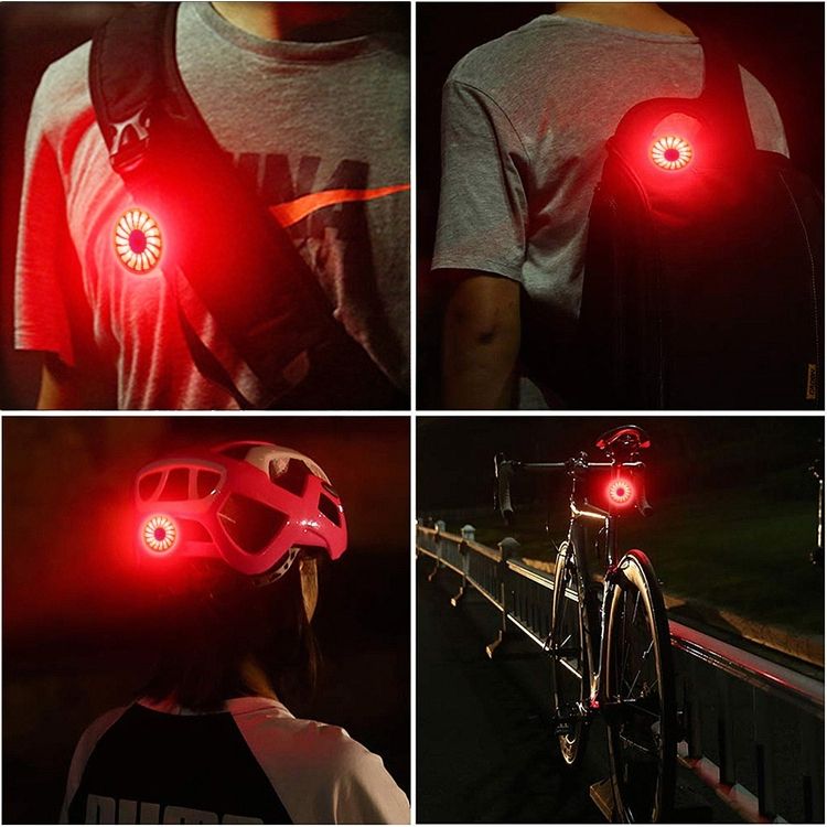Bicycle Smart Sensor Brake Light USB Tail Light