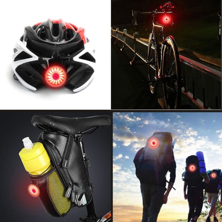 Bicycle Smart Sensor Brake Light USB Tail Light