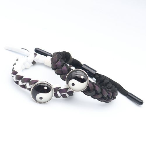 2Pcs/Set Luminous Yin-Yang Tai-Chi Bracelets For Best Friends Lovers Valentines