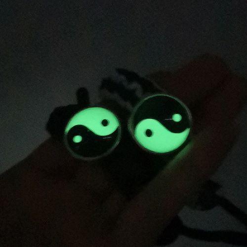 2Pcs/Set Luminous Yin-Yang Tai-Chi Bracelets For Best Friends Lovers Valentines