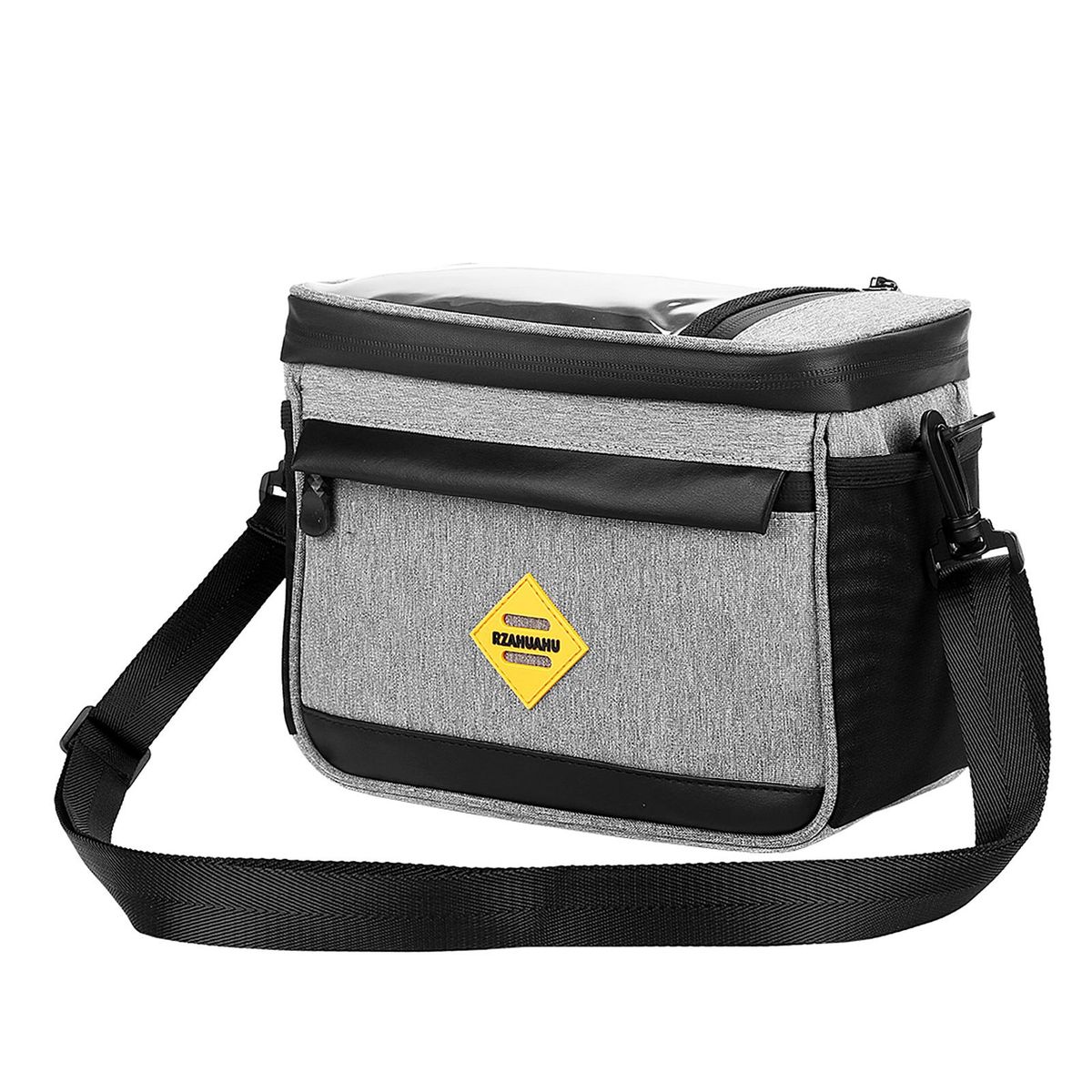 Cycling Insulated Bike Cooler Bag Water Resistant Bike Handlebar Bag Bike Basket Front Bag Pannier with Bike Phone Mount