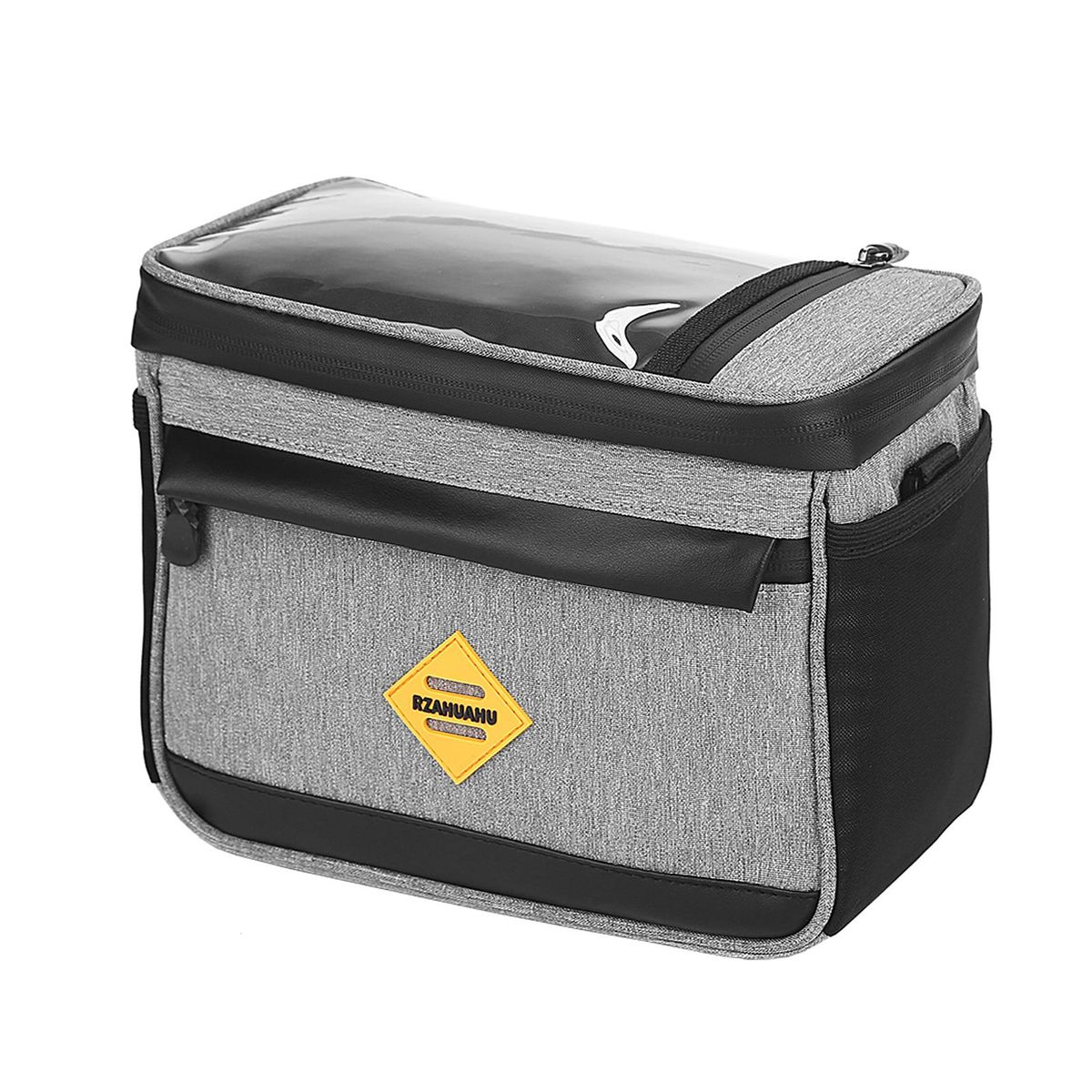 Cycling Insulated Bike Cooler Bag Water Resistant Bike Handlebar Bag Bike Basket Front Bag Pannier with Bike Phone Mount