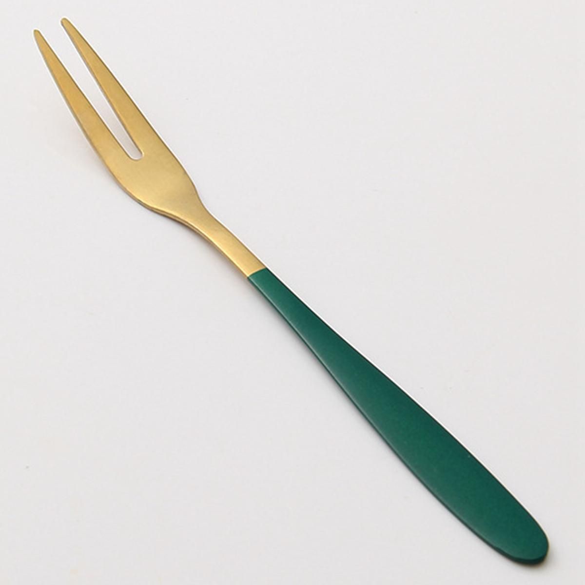 5 Pieces of 5 Inch Stainless Steel Luxury Exquisite Fruit