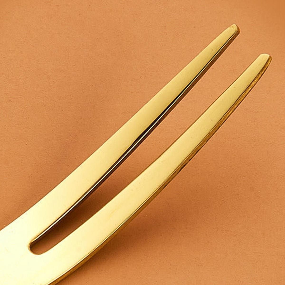 5 Pieces of 5 Inch Stainless Steel Luxury Exquisite Fruit