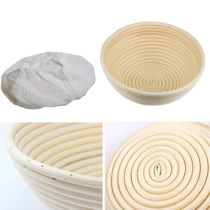 Round Banneton Proofing Basket Set - Brot form