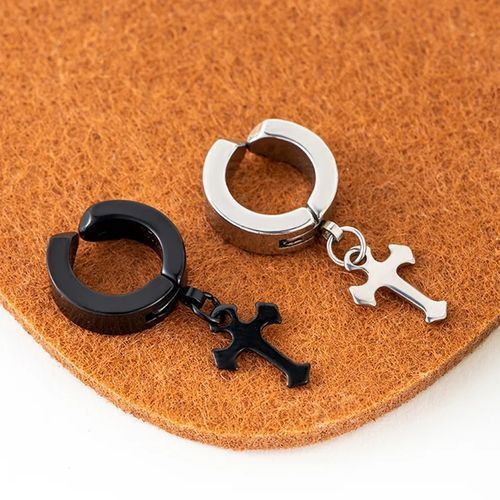 Classy Silver Gold Black Unisex Magnetic Shape Ear Clip Stainless Steel Men Women Non Piercing Earring Fashion Jewelry Punk Rock Style Guys Earrings