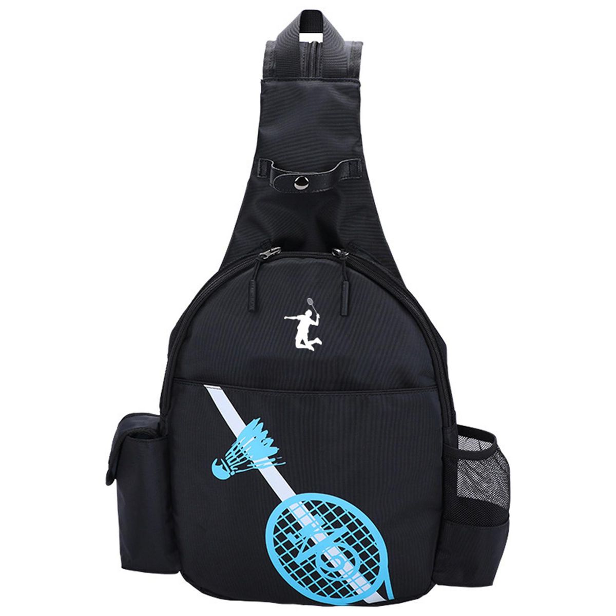 Tennis Racquet Carrier Fitness Training Oxford Cloth Tennis Racquet Carrier Black