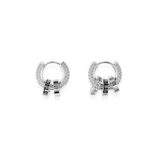 Starring Diamond Earrings Personality Fashion Simple Tide Men And Women Ear Hoop