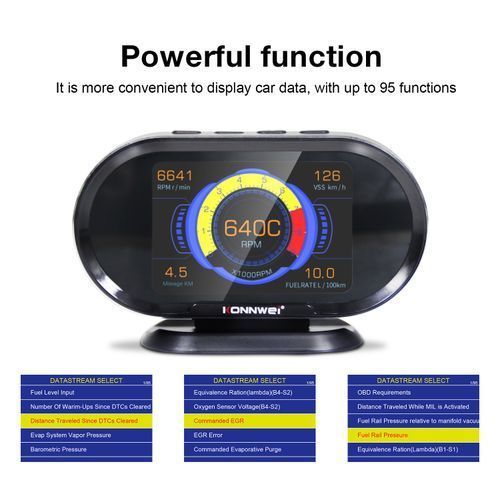 Computer Auto Car Digital Computer Display OBD 2 Scanner Fu-el Consumption Water Temperature Gauge Speedometer