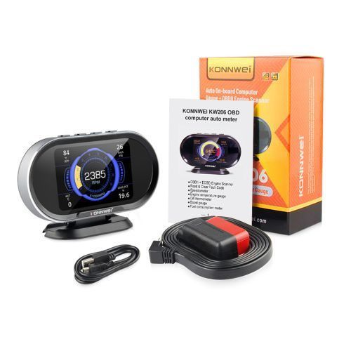 Computer Auto Car Digital Computer Display OBD 2 Scanner Fu-el Consumption Water Temperature Gauge Speedometer