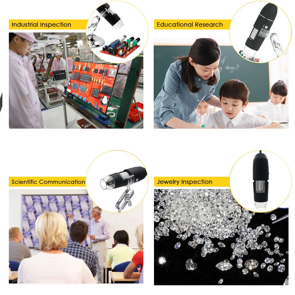 USB Digital Zoom Microscope Magnifier With OTG Function