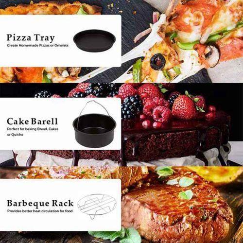 Cake Cans, Pizza Pan, 3Pcs/Set Steel Round Air