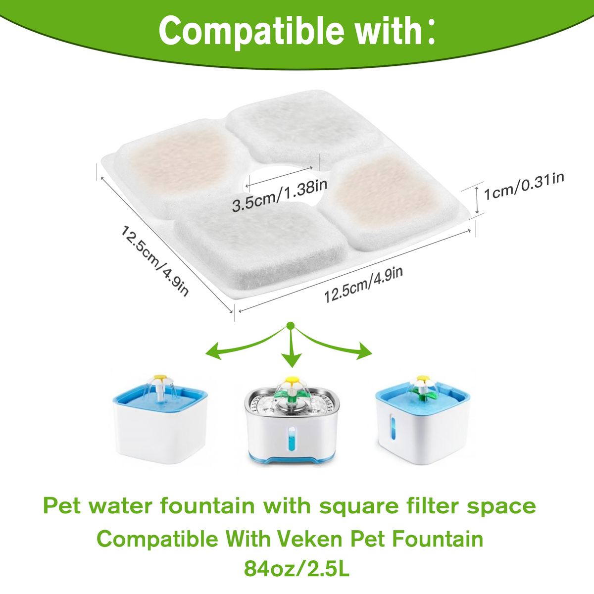 Cat Water Fountain Filters Replacement Filters For
