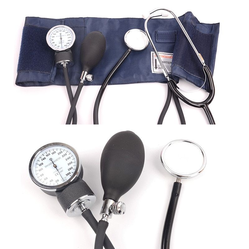 Equipment Manual  Arm Blood Pressure Monitor Medical Doctor Stethoscope Sphygmomanometer Tansiyon Aleti Tensiometro BP Tonometer