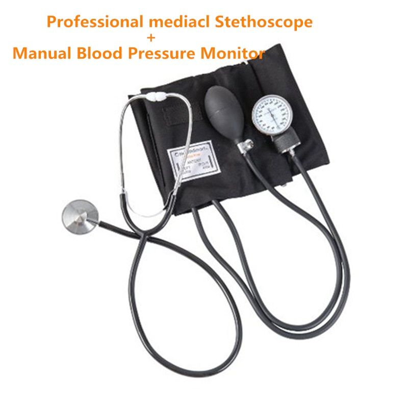 Equipment Manual  Arm Blood Pressure Monitor Medical Doctor Stethoscope Sphygmomanometer Tansiyon Aleti Tensiometro BP Tonometer
