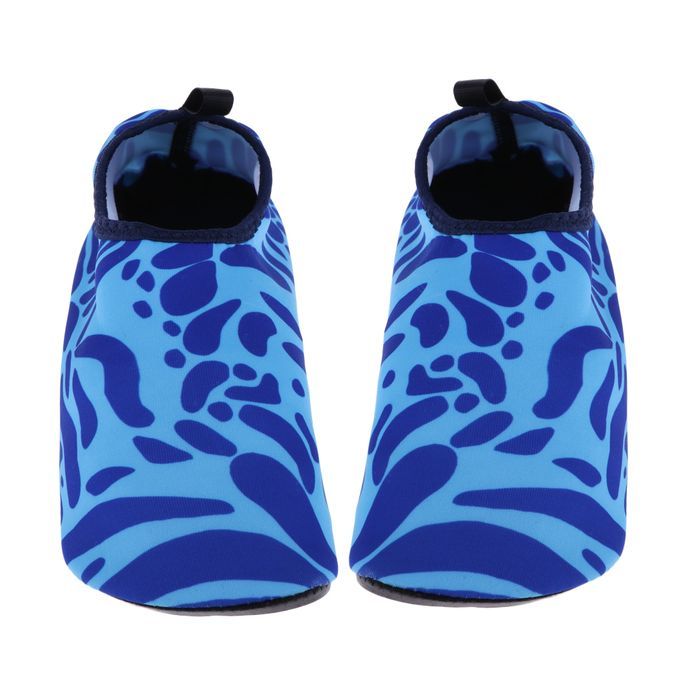 Sports Unisex Barefoot Water Skin Shoes  Socks Beach Blue L 38-39