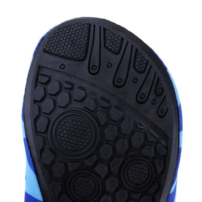 Sports Unisex Barefoot Water Skin Shoes  Socks Beach Blue L 38-39