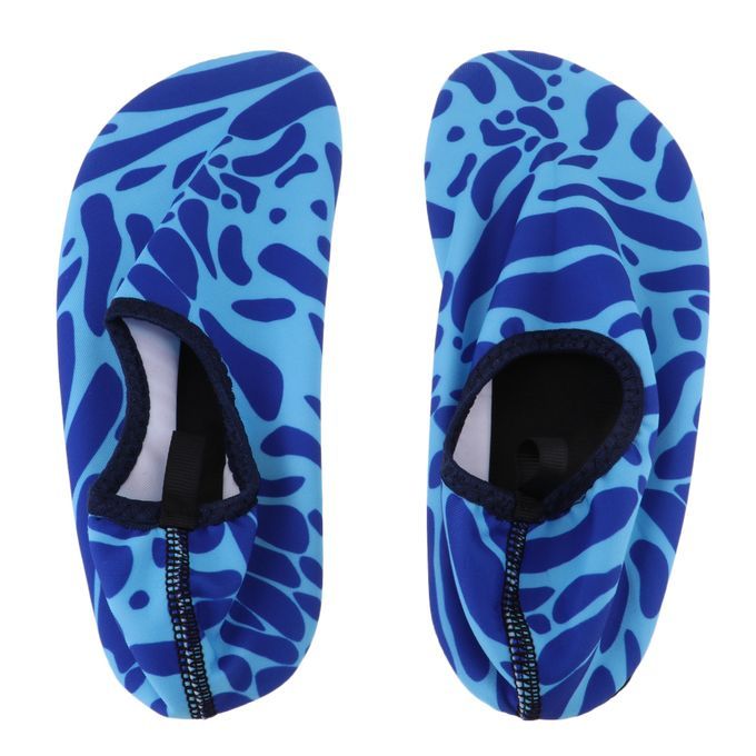 Sports Unisex Barefoot Water Skin Shoes  Socks Beach Blue L 38-39