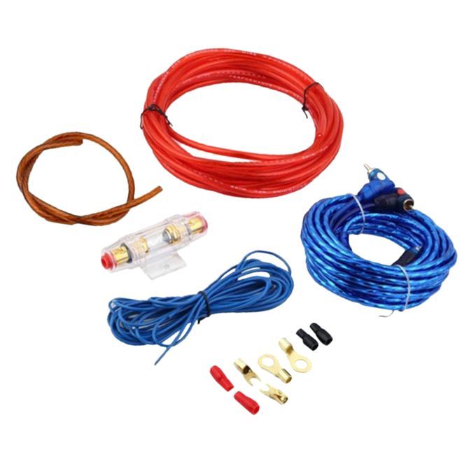 Car Audio Amplifier Installation Wiring Wire RCA Power Cable Complete