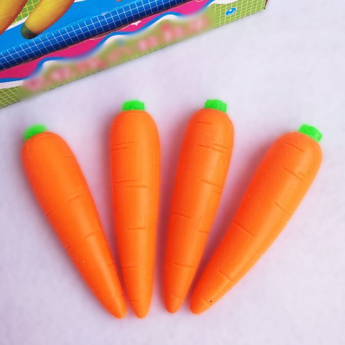 Arrot Squishy Toys Stress-Relief Toys Stret Hy  -Sand Fil  Rubber Toys-carrot-15*4cm