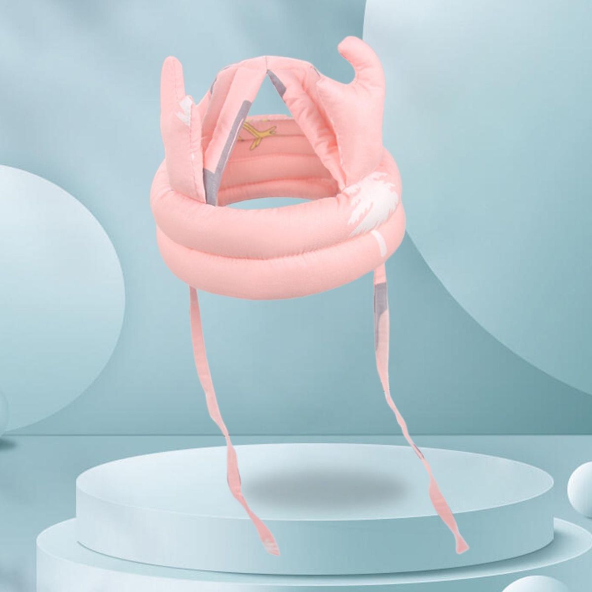 Cute Protective Cap Safety Head Cushion For Playing Toddler Pink