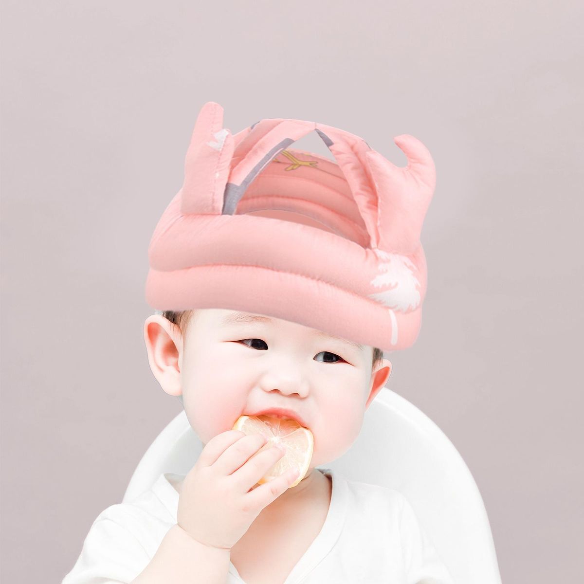 Cute Protective Cap Safety Head Cushion For Playing Toddler Pink