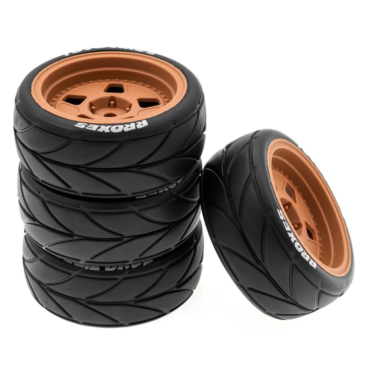 Remote Control Off-Road Rally Car Tires 65*45*26mm 4pcs Replacement for TAMIYA TT02 XV01 HSP 94123 HPI KYOSHO WLtoys 1/10 Remote Control Car Wheel