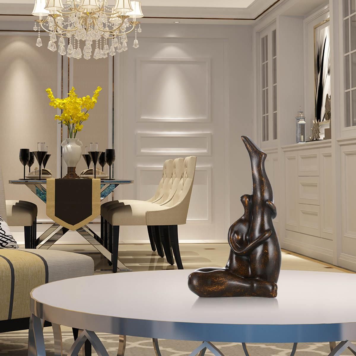 Lift Leg Tomfeel Resin Sculpture Home Decoration  Design Elegant Woman