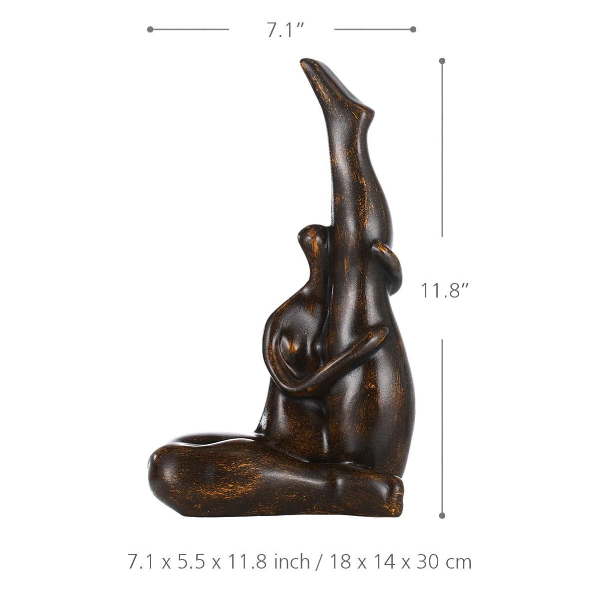 Lift Leg Tomfeel Resin Sculpture Home Decoration  Design Elegant Woman