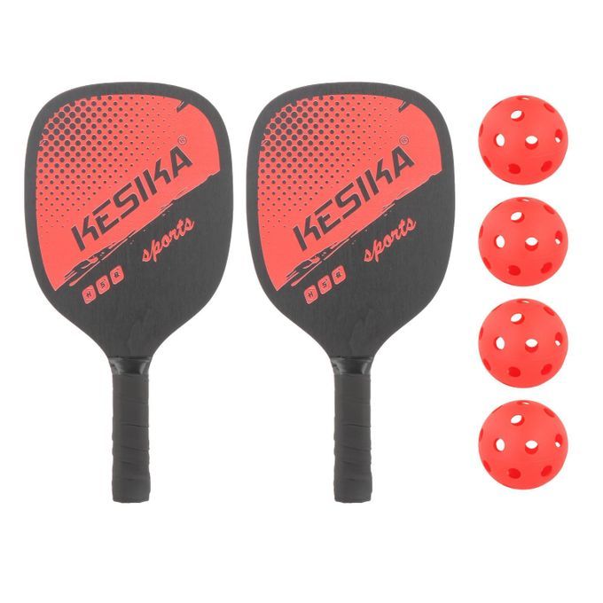 Honeycomb Core Pickle Ball Paddles Lightweight Red
