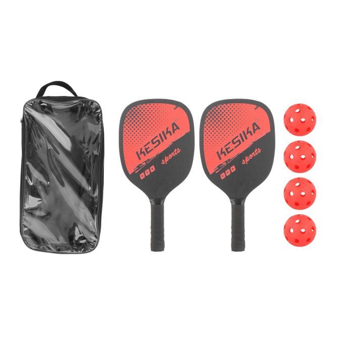 Honeycomb Core Pickle Ball Paddles Lightweight Red