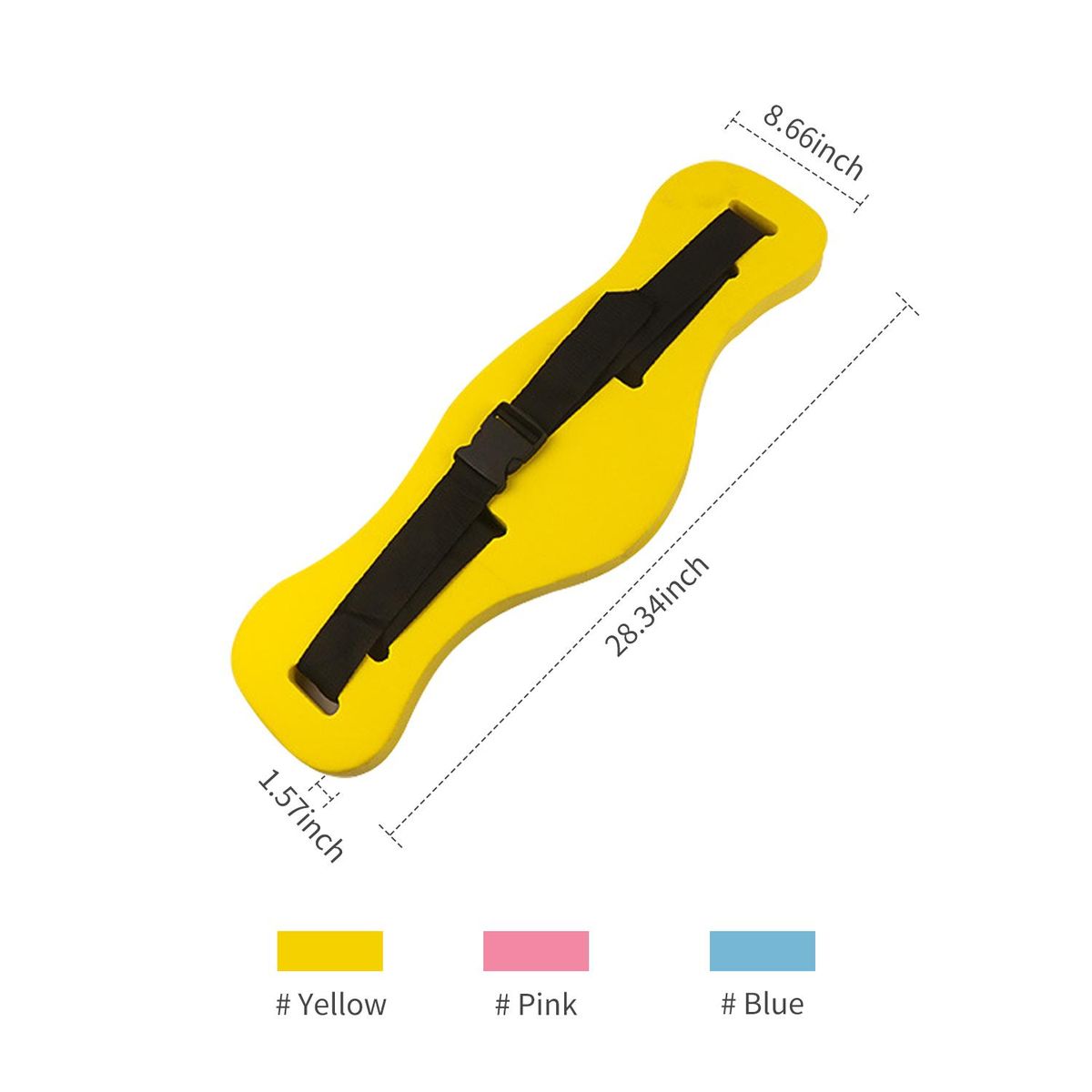 Swim Flotation Belt Swimming Pool Water Jogging Fitness Workout Exercise Belt Adjustable Float Belt for Adult or Child