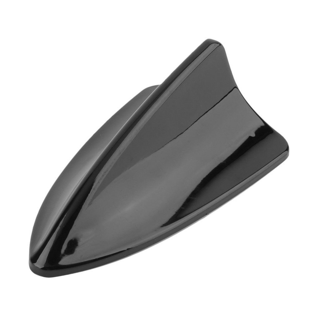 Universal Car Roof Shark Fin Decorative Aerial  Cover Sticker Base Roof Carbon Fiber Style For