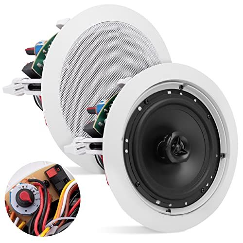 Ceiling And Wall Mount Speaker  65 2Way 70V Audio Stereo Sou